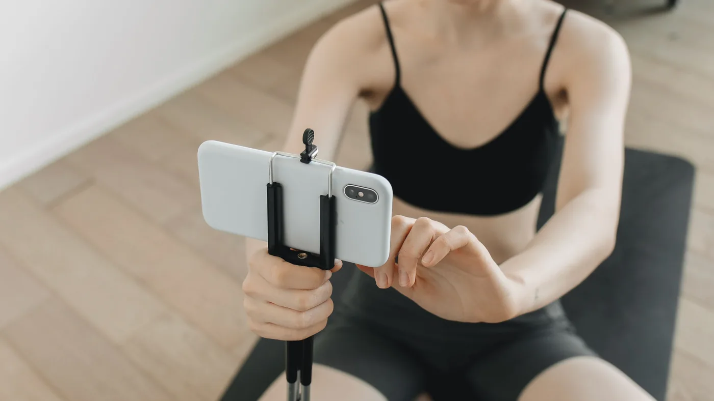 A phone propped up to watch an exercise is the setup that finds the edges of pose detection.