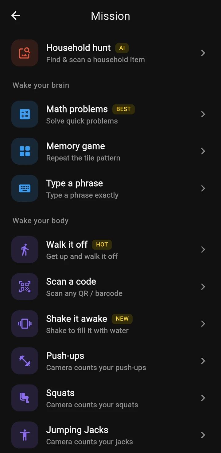 A Beyond Alarm wake-up mission in progress